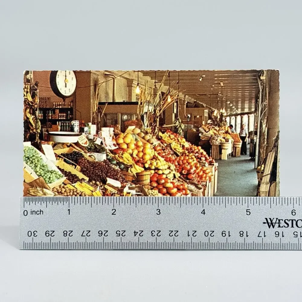 The French Market New Orleans Louisiana Vintage Blank Unused Postcard